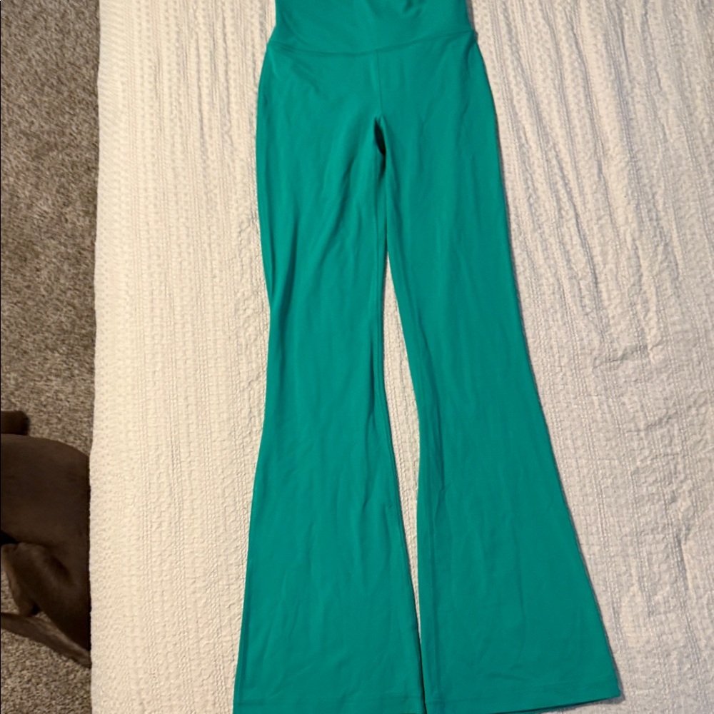 lululemon athletica Teal Boot-Cut Yoga Pants